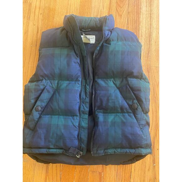 Eddie Bauer Jackets & Blazers - Eddie Bauer vintage plaid puffer winter vest zip up goose down womens small
